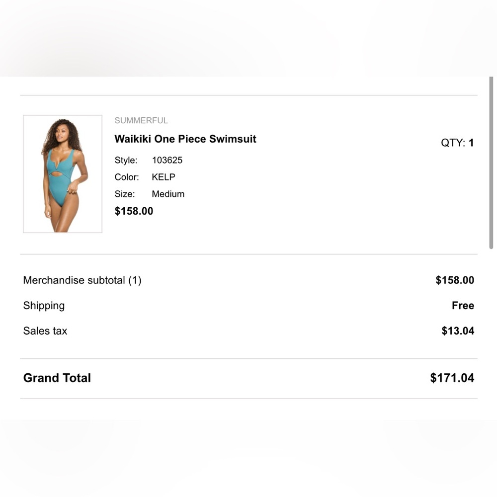 Summerful Ribbed Swimsuit - Picture 8 of 8
